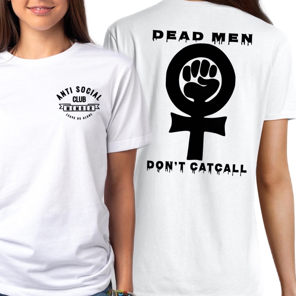 Anti-social feminist graphic Tee